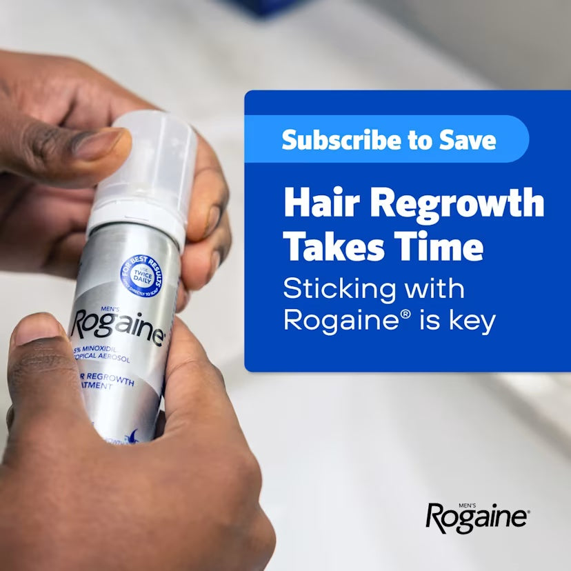 Men's ROGAINE® 5% Minoxidil Topical Foam, Three Month Supply