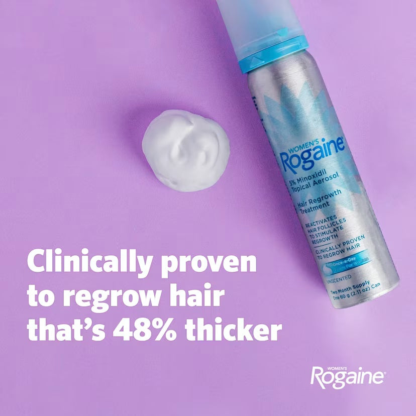 Women's ROGAINE® 5% Minoxidil Topical Foam, Four Month Supply