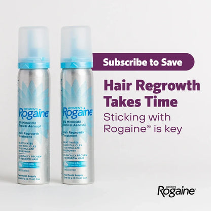 Women's ROGAINE® 5% Minoxidil Topical Foam, Four Month Supply