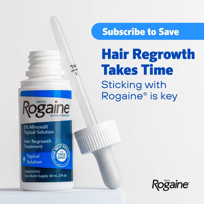 Men's ROGAINE® Extra Strength 5% Minoxidil Topical Solution Three Month Supply