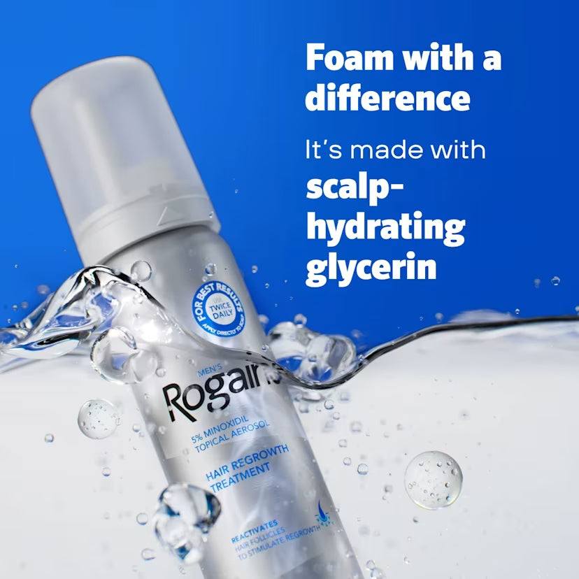 Men's ROGAINE® 5% Minoxidil Topical Foam, Three Month Supply
