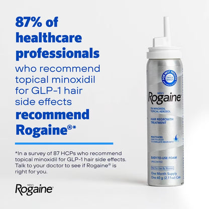Men's ROGAINE® 5% Minoxidil Topical Foam, Three Month Supply